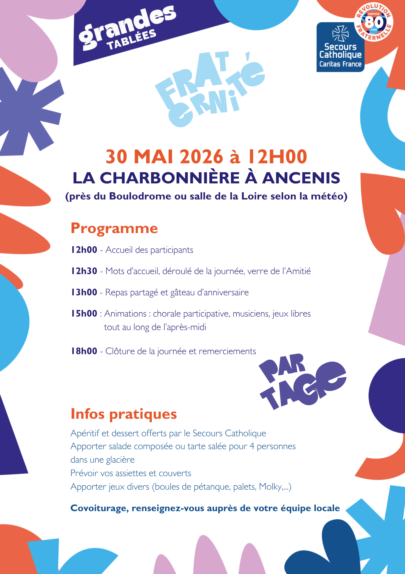 Le programme et les infos pratiques