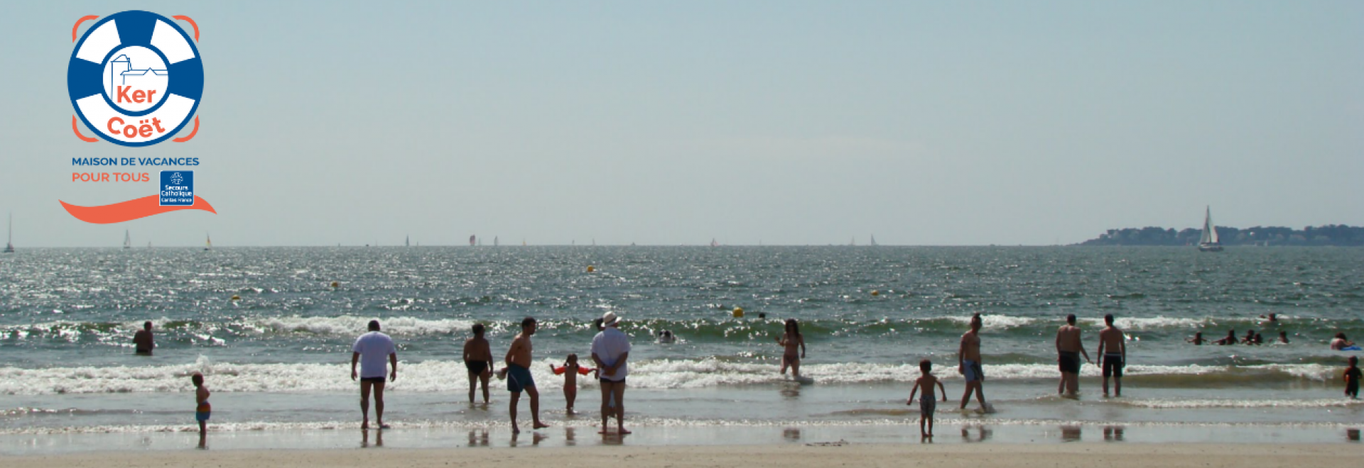 La plage de Pornichet sur la Baie de la Baule